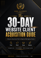 The 30-Day Website Client Acquisition Blueprint