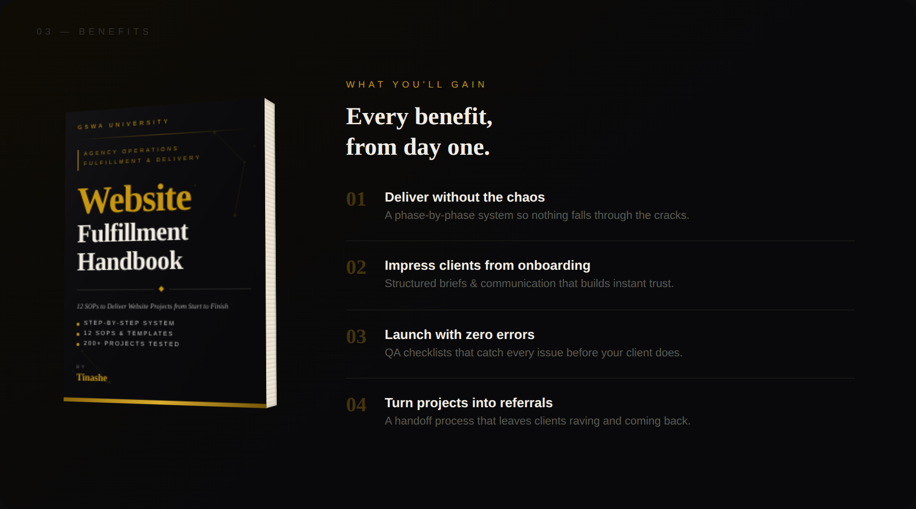 The Website Fulfillment Handbook